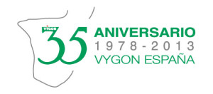 logotipo 35 aniversario Vygon España